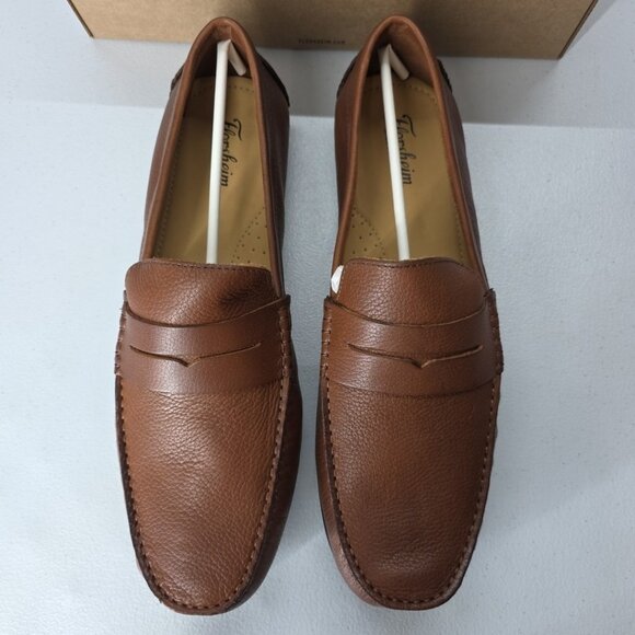 Florsheim Mens Lago Penny Driver Cognac Brown Leather Size 14M New In Box main image 6
